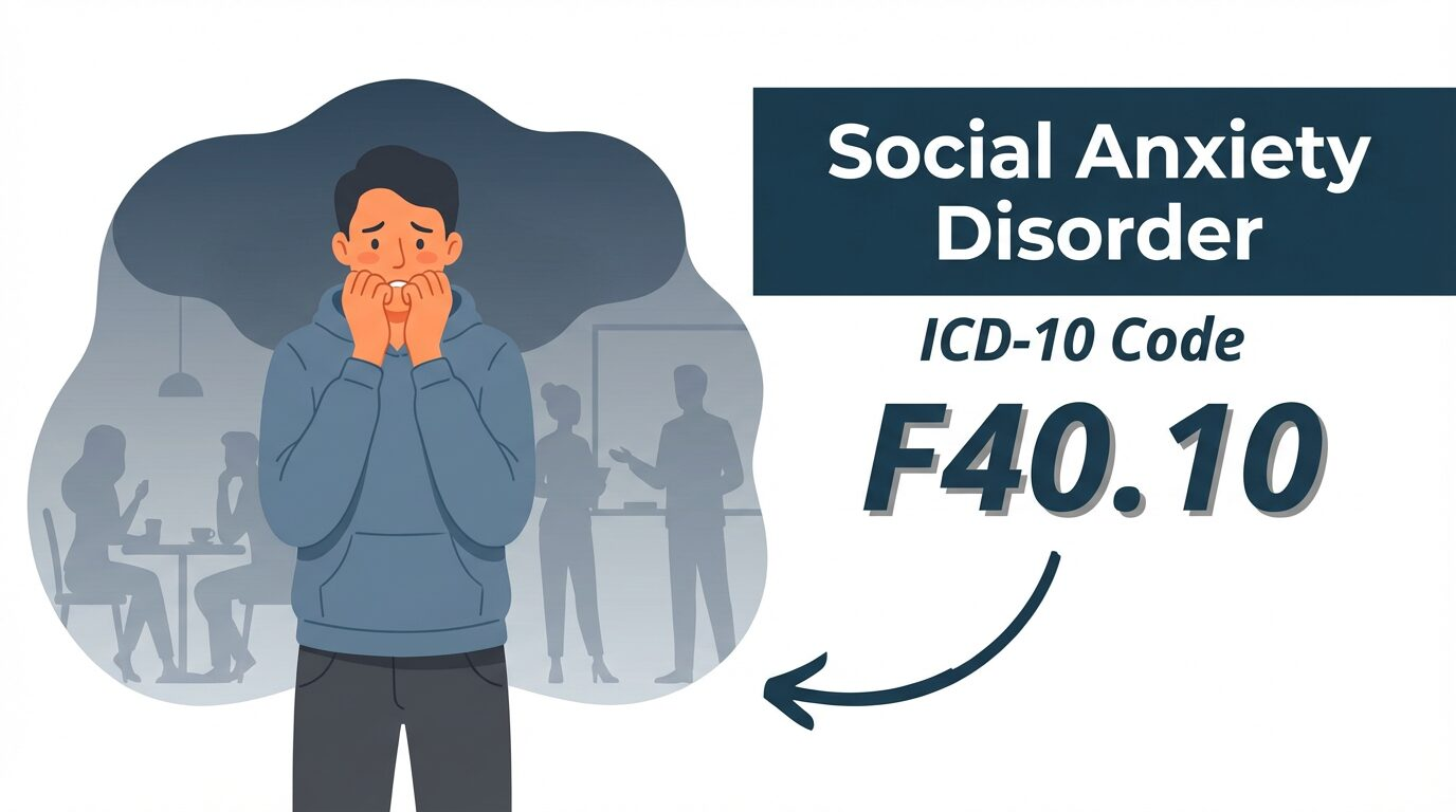 image of person with social anxiety disorder ICD-10