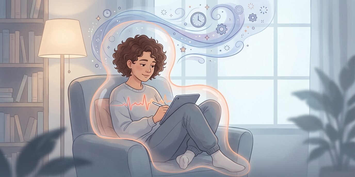 image of person with ADHD and social anxiety