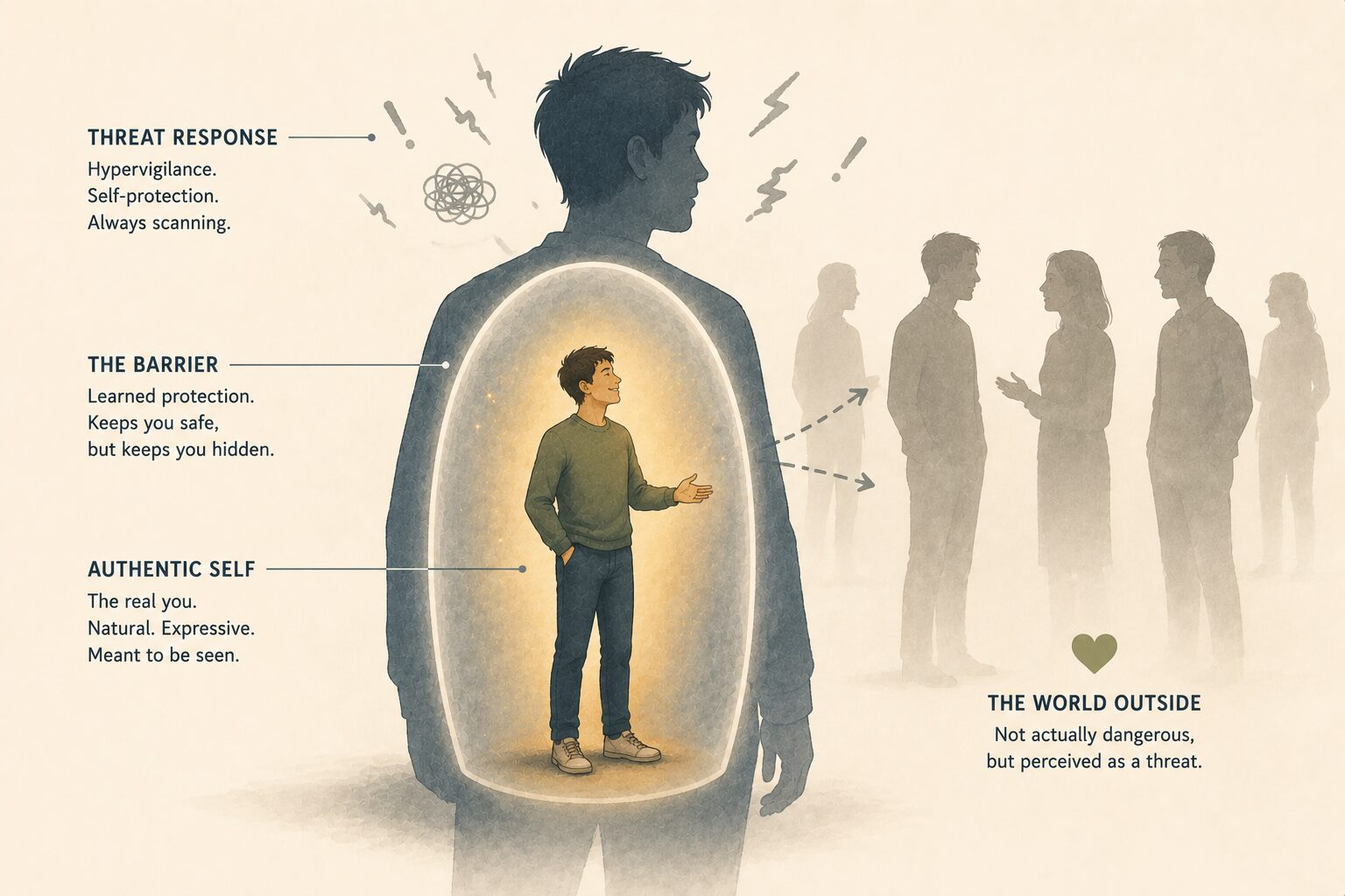Why “Just Be Yourself” Is Bad Advice for Social Anxiety